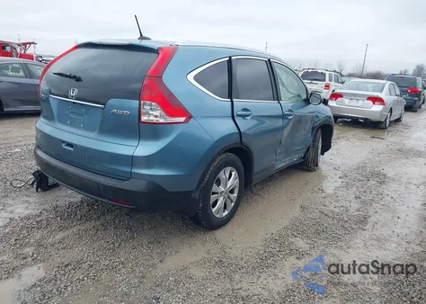2013 Honda Cr-V Ex-L from USA, damaged, VIN 5J6RM4H79DL080207